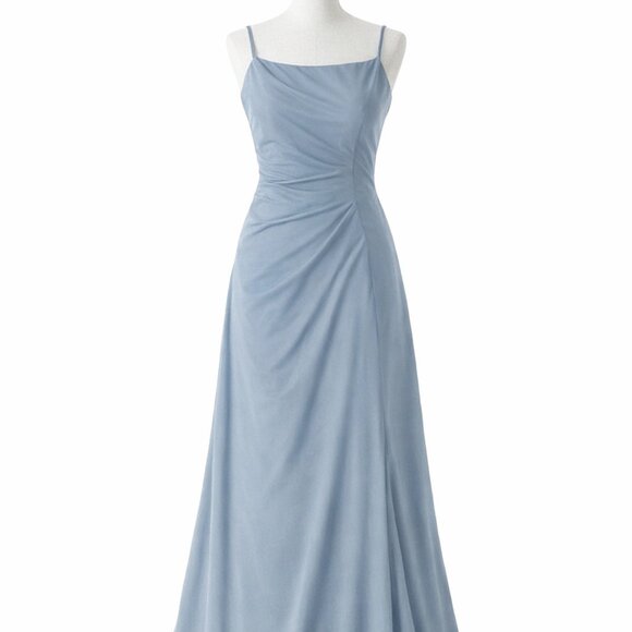 Birdy Grey Dresses & Skirts - NWT Birdy Grey French Blue Matte Satin Bridesmaid Dress - Size L